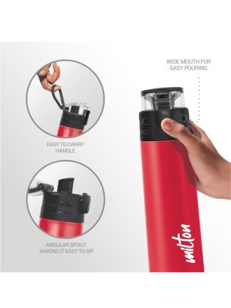 Atlantis Thermosteel Water Bottle (Milton) –Red