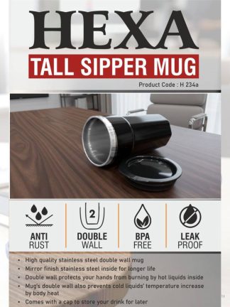 Tall sipper mug