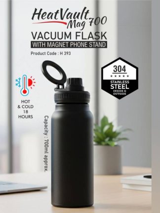 Vacuum flask with Magnet phone stand